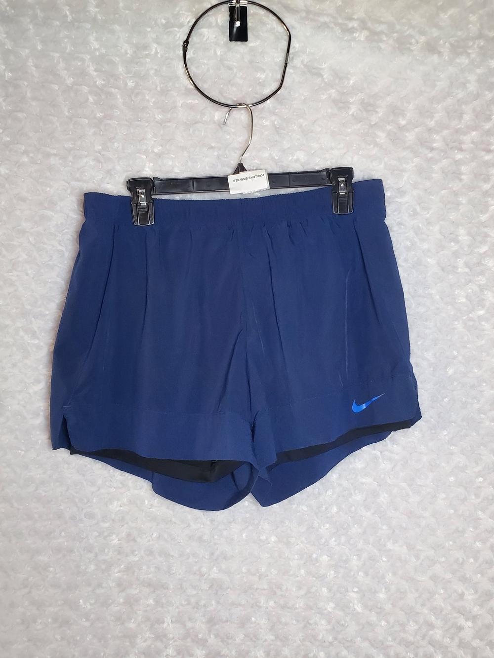 Nike Women's Navy Blue Running Shorts with Inner Lining Size XL